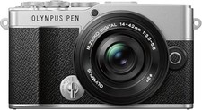 OLYMPUS PEN E-P7 14-42mm EZ Lens Kit Silver New Japan