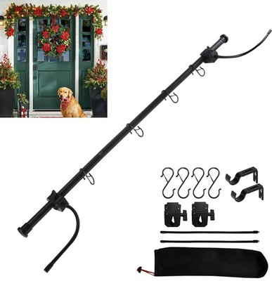 Reusable Garland Hanger for Front Door with 4 Hooks & Storage Bag, Garland Ho...