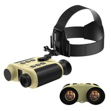 4K Head Mounted IR Rechargeable Night Vision Goggles 8X Digital Zoom for Hunting
