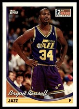 1993-94 Topps Gold Bryon Russell Utah Jazz #374