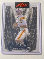 CHANDLER ROGERS golden bears 2024 Leaf Metal Clear Black Proof 1/1 (U1)