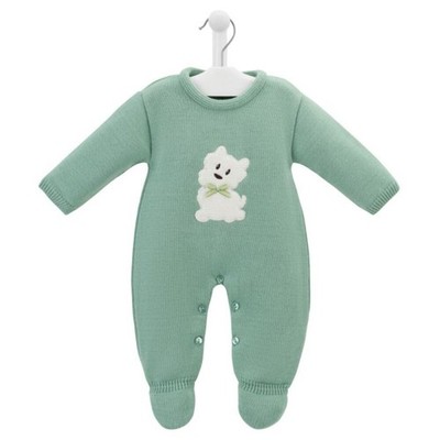Pusteblume Scotty Hunde Strickanzug Salbei