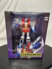 NIB Transformers PCS Collectibles Hasbro Starscream Statue Transformers 9” Fig