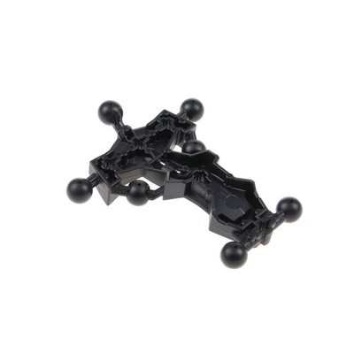 1x Lego Bionicle Hero Factory Figuren Torso schwarz 7 Kugelgelenk Ben 10 87838