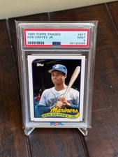 1989 TOPPS TRADED #41T KEN GRIFFEY JR. ROOKIE RC PSA 9