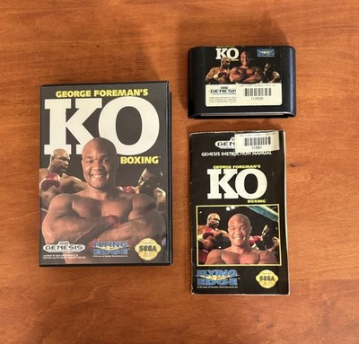 George Foreman's KO Boxing (Sega Genesis) CIB Complete & Tested - Ships Fast