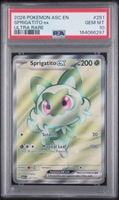 2026 POKEMON ASC EN-ASCENDED HEROES ULTRA RARE #251 SPRIGATITO EX PSA 10