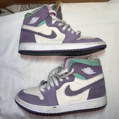 Size 9 - Jordan 1 High Zoom Air CMFT White Daybreak Tropical Twist - Pre-Owned