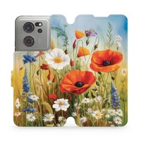 HandyhüLle Mit Klappe FüR Xiaomi 13T Mobiwear Case Cover Etui HüLle Wiesenblumen