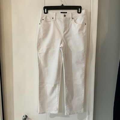 Eileen Fisher White Jeans, NWT, Sz. PP