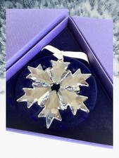 2018 Large ANNUAL SWAROVSKI CRYSTAL SNOWFLAKE STAR CHRISTMAS ORNAMENT