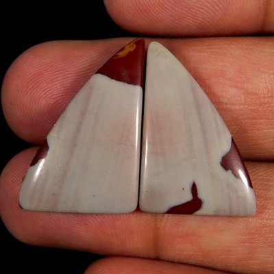 21,40Cts. Natürlicher echter Noreena Jaspis Paar ausgefallene Cabochon...