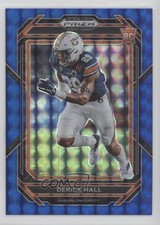 2023 Panini Prizm Draft Picks Blue Finite Prizm 23/89 Derick Hall #170 1l7v