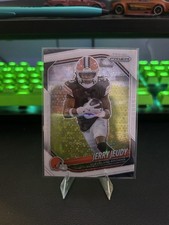 Jerry Jeudy White Disco Prizm- 2025 Panini Prizm #146 Cleveland Browns