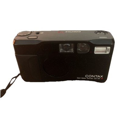 CONTAX T2ブラック Contax T2 Titan 35mm Point and Shoot Film Camera - Limited Black