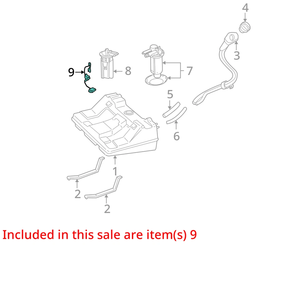 KIT SENSOR COMBUSTIBLE LVL 25321623 SE ADAPTA A BUICK PONTIAC REGAL GRAND PRIX 2000 - NUEVO OEM Foto 2 de 3