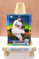 JULIO URIAS 2022 Topps Chrome BLUE/YELLOW SONIC PULSE Sonic 38/75 #3 Dodgers