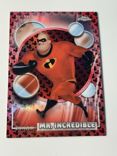 2026 Topps Chrome Disney 126 Mr. Incredible Mickey Mouse Refractor /28