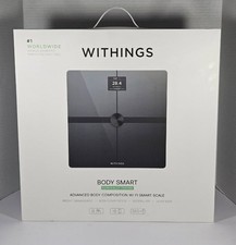  NEW Withings Body Smart Advanced Body Composition Wi-Fi Smart Scale Black