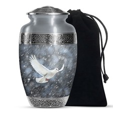 Dove Peace Funeral Urns for Human Ashes Adult Female  Men 10 Inch 