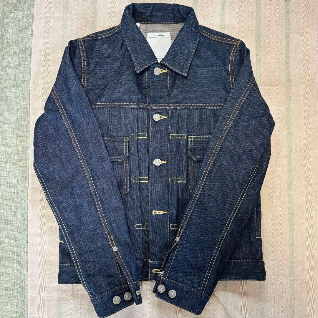 VISVIM 101 Denim Jacket Second Type Dark Blue Siz… - image 1