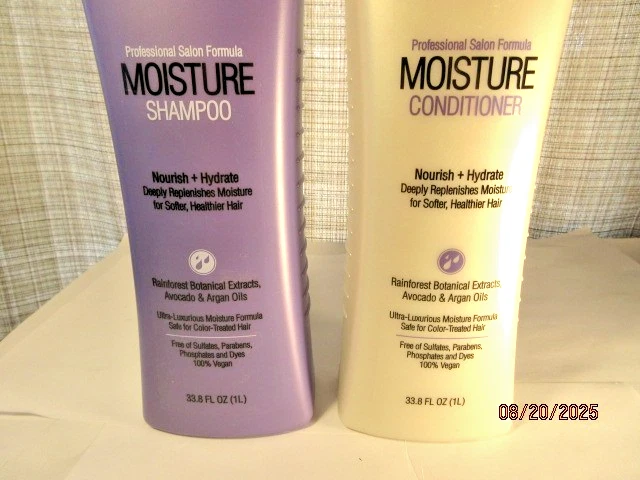 Kirkland Signature Professional Salon Moisture Shampoo & Conditioner 33.8 FL OZ - Image 2 of 4