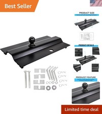 5th Wheel Gooseneck Hitch Trailer Towing Multi-fit In-bed Fixed Offset 25000...