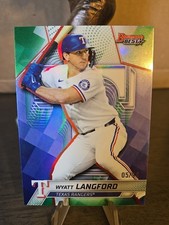 2025 Bowman's Best Wyatt Langford /99 Texas Rangers