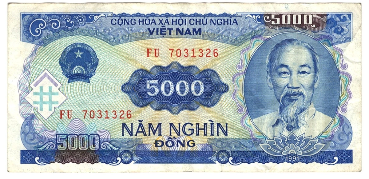 Vietnamese Paper Money 5,000 ₫ Denomination Banknotes for sale | eBay