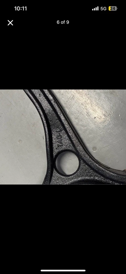 Brazo de control inferior izquierdo pasajero delantero pasajero Honda Accord 08-12 2,4 L OEM B Foto 3 de 4