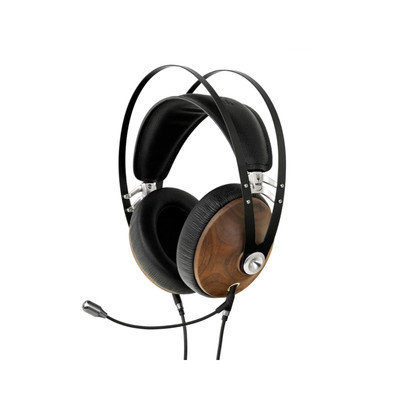 Meze Audio 99 Classic Headphones With Boom Mic - Walnut Silver