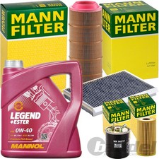 MANN INSPEKTIONSPAKET+5L MANNOL 0W-40 ÖL passend für MERCEDES A KLASSE W168 414 MANN INSPEKTIONSPAKET+5L MANNOL 0W-40 ÖL passend für MERCEDES A KLASSE W168 414