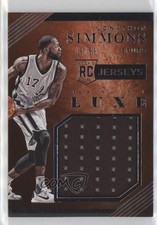2015-16 Panini Luxe Rookie Jerseys 19/99 Jonathon Simmons #31 9pp