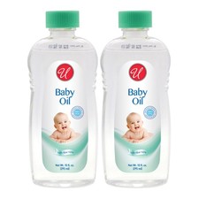 2 Pack x Baby Oil With Aloe Vera, 10fl oz. 295ml