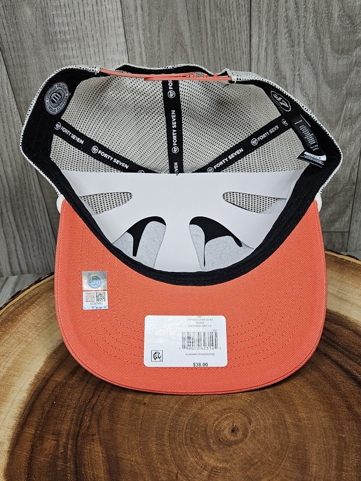Alabama Crimson Tide 47 Brand Hitch Golfer Rope SnapBack Adjustable Hat ...