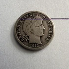 1912 Barber Dime 10C Silver 0.900 Business Strike Philadelphia KM#113