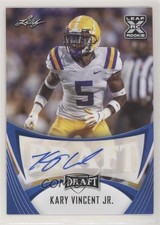 2021 Leaf Draft Blue Kary Vincent Jr #BA-KVJ Auto 0w8