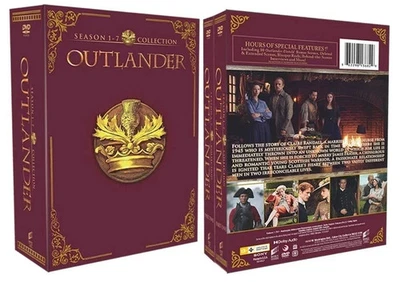 Outlander: The Complete Series Seasons 1-7-Part 1 +2 (DVD 33-Disc ) Region 1
