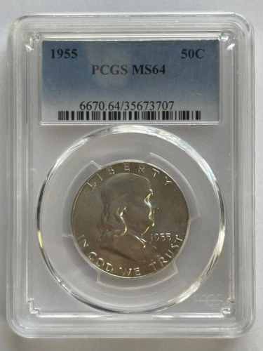 1955 MS64 Franklin Half Dollar PCGS