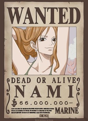 ONE PIECE   Chibi-Poster 52 x 38 cm   Wanted Nami Wano
