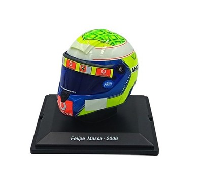 Formel 1 Helm Ferrari Felipe Massa 2006 - Maßstab 1:5 F1 CAS86