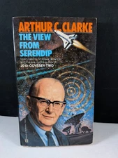 THE VIEW FROM SERENDIP by Arthur C Clarke Del Rey Paperback 1977