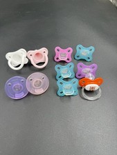Lot Of 10 Pacifiers Mam, Dr Brown  s, Advent, And Playtex