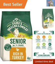 Nutritious Turkey Dry Cat Food for Senior Cats - 4 Kg for Optimal Heart Care 15.75 per kilo