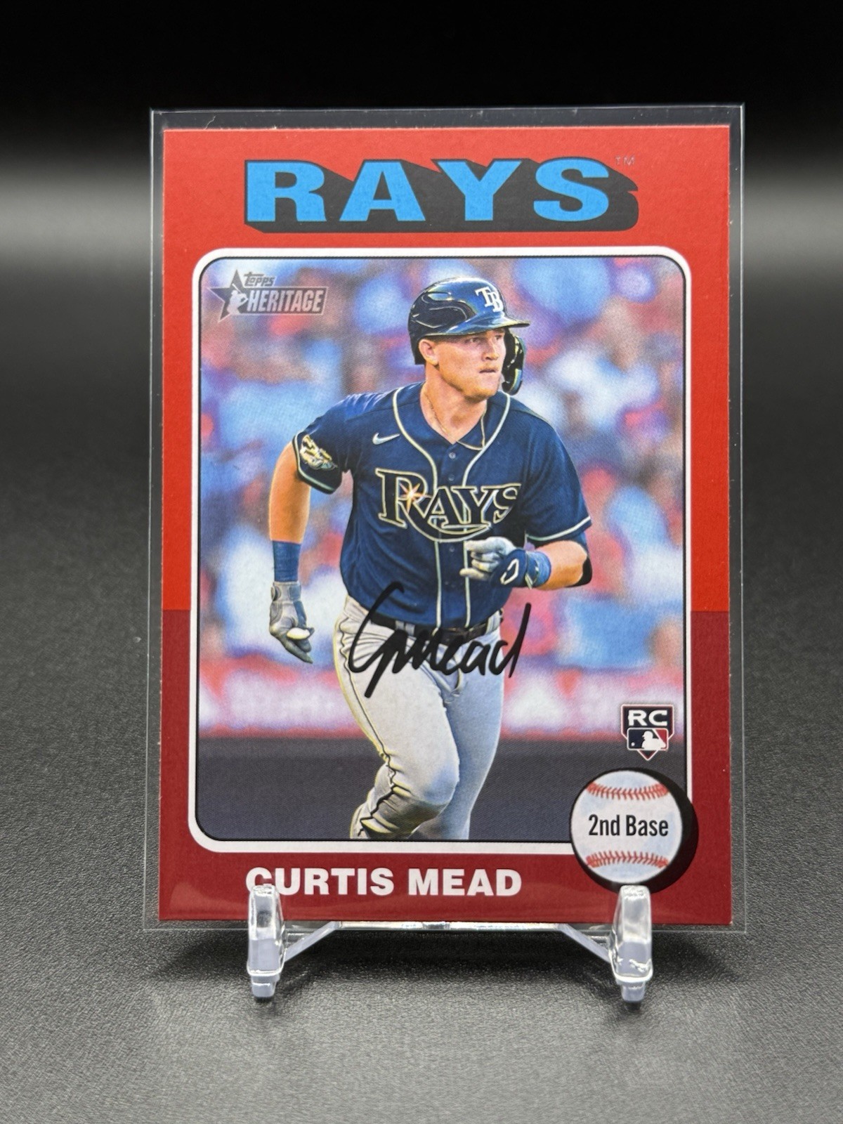 #176 Curtis Mead Red Border (RC) - 2024 Topps Heritage