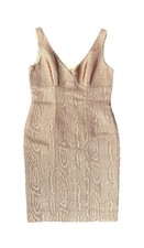 Authentic Escada Cocktail Dress Moire Taffeta...