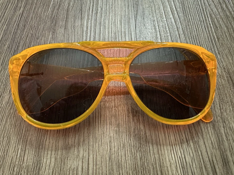 UVEX Z 87 5-3/4 Orange Safety Glasses Made In USA - Image 2 of 4