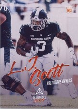 2019 Panini Luminance #161 L.J. Scott RC - FB