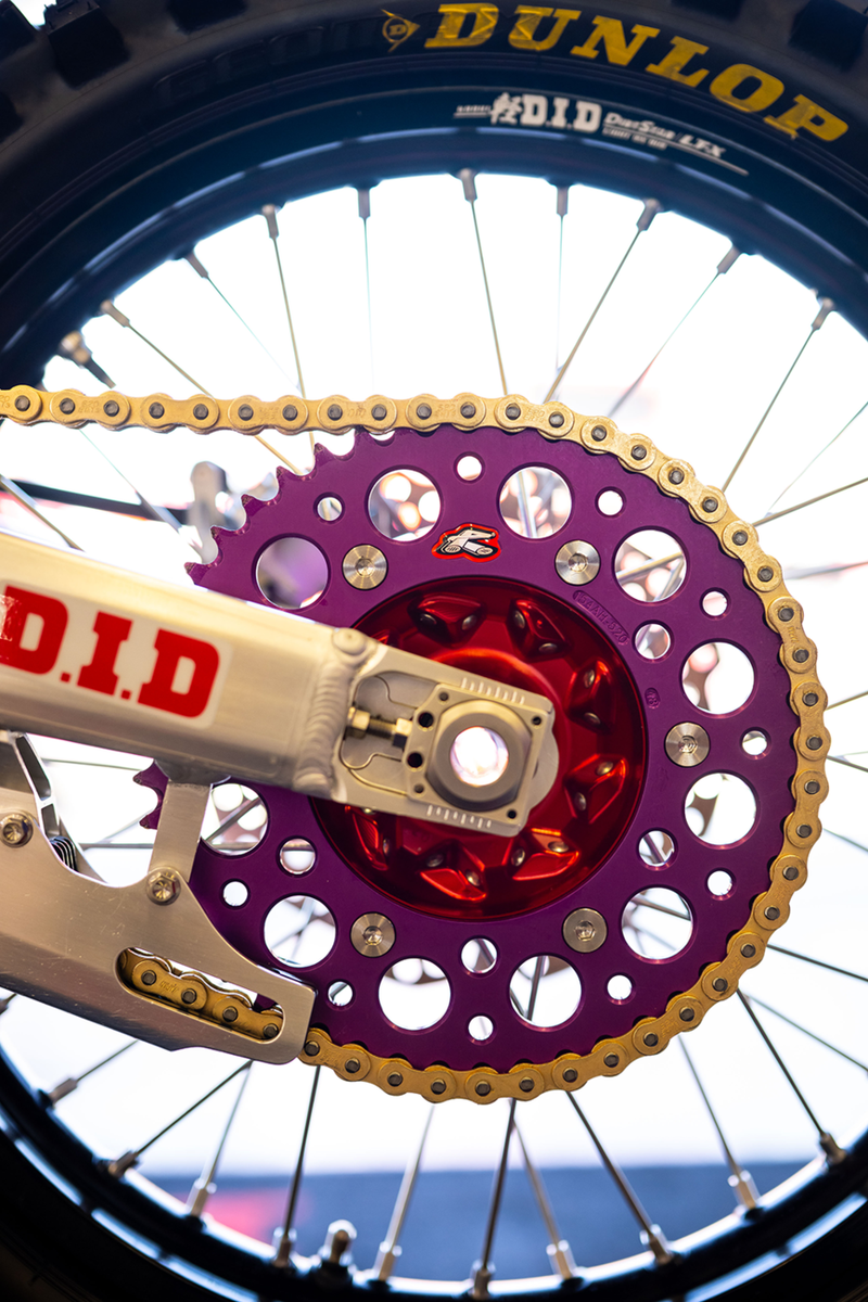 Renthal Rear Sprocket Aluminum 51T Purple Kawasaki KDX220 KLX250S