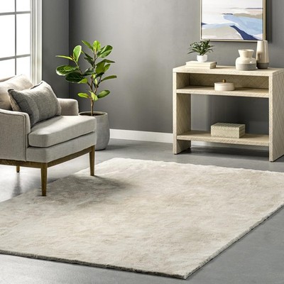 nuLOOM 5' x 8' Cozy Plush Area Rug, Machine x (Rectangular), Cream
